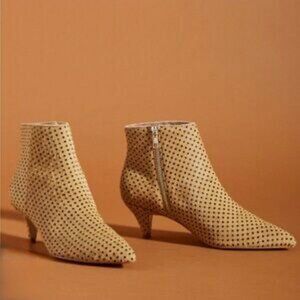 Anthropologie Calf Hair Booties Size 9
